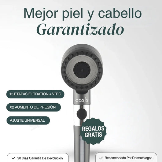 Cabezal con Sistema de Filtración 15 Etapas + Vitamina C