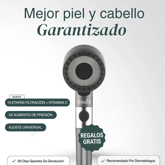 Cabezal con Sistema de Filtración 15 Etapas + Vitamina C