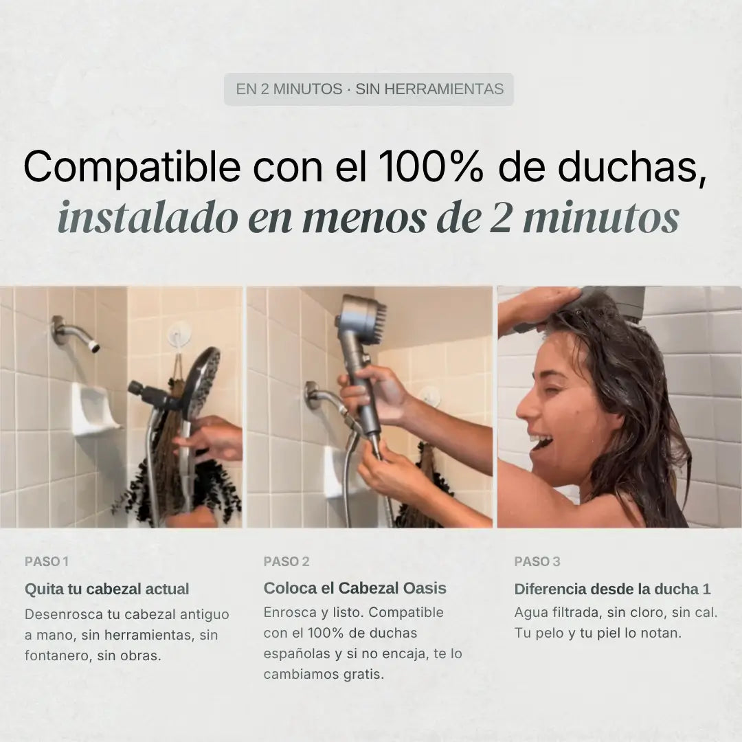 OASIS Cabezal con Sistema de Filtración 15 Etapas + Vitamina C